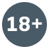 18 plus badge